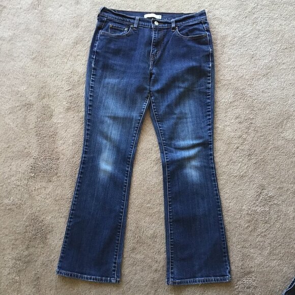 LEVIS 515 10 MEDIUM BOOT CUT BLUE JEANS - Picture 1 of 7